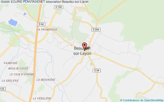plan association Ecurie Plantagenet Beaulieu-sur-Layon