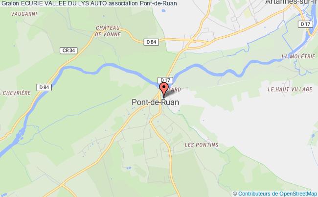 plan association Ecurie Vallee Du Lys Auto Pont-de-Ruan
