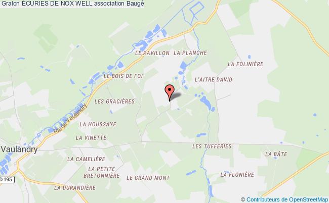 plan association Écuries De Nox Well Baugé-en-Anjou