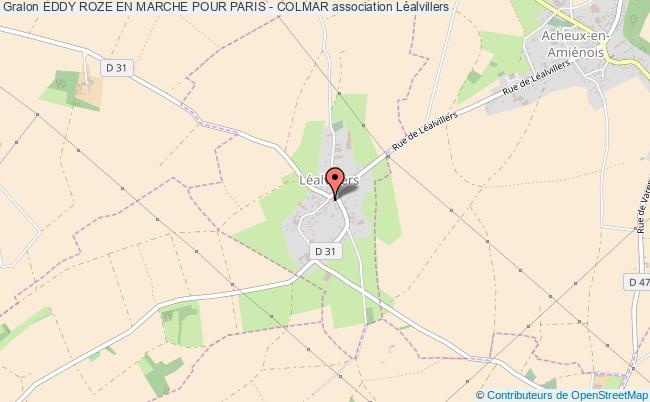 plan association Eddy Roze En Marche Pour Paris - Colmar Léalvillers