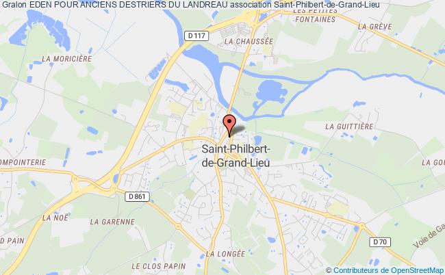 plan association Eden Pour Anciens Destriers Du Landreau Saint-Philbert-de-Grand-Lieu