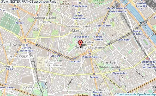 plan association Editex France Paris