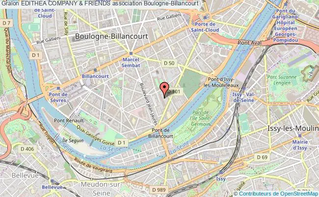 plan association Edithea Company & Friends Boulogne-Billancourt
