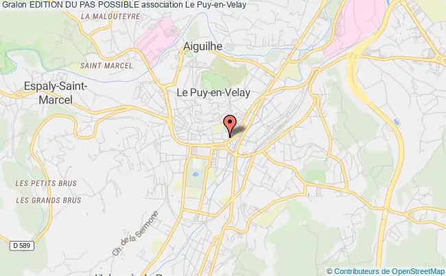 plan association Edition Du Pas Possible Le    Puy-en-Velay