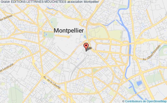 plan association Éditions Lettrines MouchetÉes Montpellier