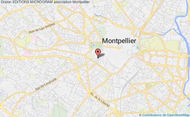 plan association Editions Microgram Montpellier