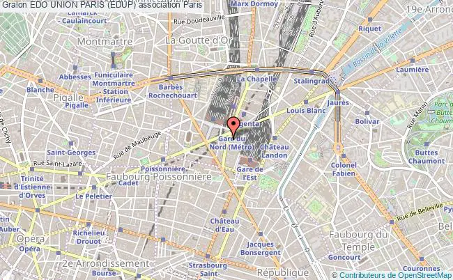 plan association Edo Union Paris (edup) Paris