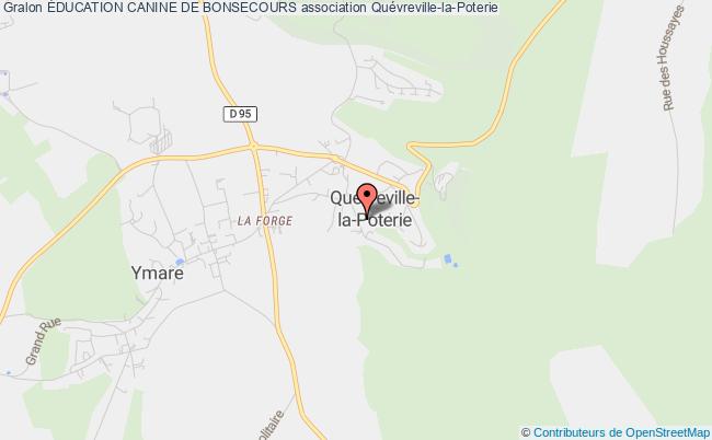 plan association Éducation Canine De Bonsecours Quévreville-la-Poterie