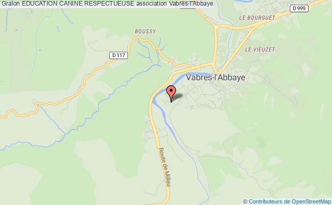plan association Education Canine Respectueuse Vabres-l'Abbaye