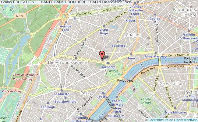 plan association Education Et Sante Sans Frontiere Esafro Paris