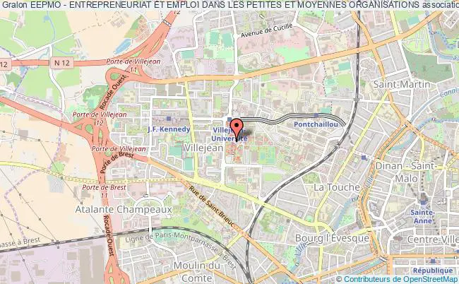 plan association Eepmo - Entrepreneuriat Et Emploi Dans Les Petites Et Moyennes Organisations Rennes