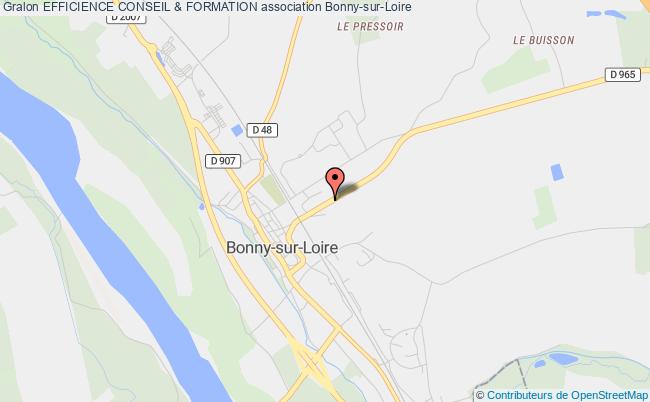 plan association Efficience Conseil & Formation Bonny-sur-Loire