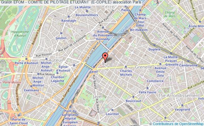 plan association Efom - Comite De Pilotage Etudiant  (e-copile) PARIS