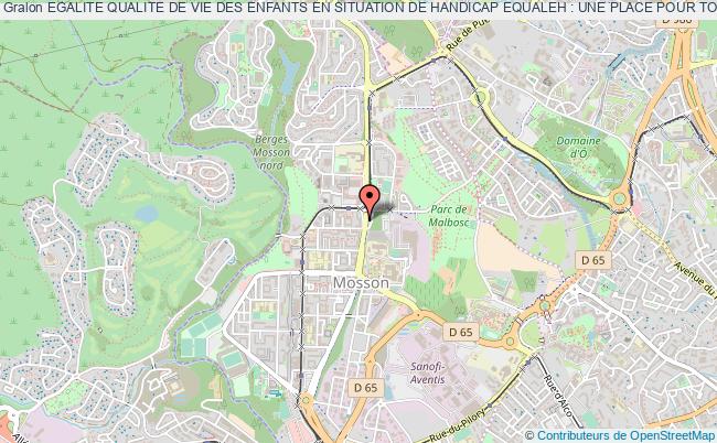 plan association Egalite Qualite De Vie Des Enfants En Situation De Handicap Equaleh : Une Place Pour Tous Montpellier