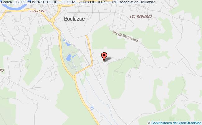 plan association Eglise Adventiste Du Septieme Jour De Dordogne Boulazac