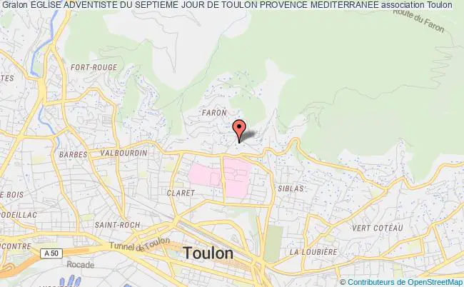 plan association Eglise Adventiste Du Septieme Jour De Toulon Provence Mediterranee Toulon