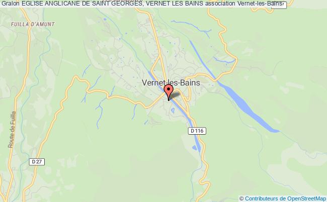 plan association Eglise Anglicane De Saint Georges, Vernet Les Bains Vernet-les-Bains