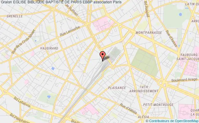 plan association Eglise Biblique Baptiste De Paris Ebbp Paris