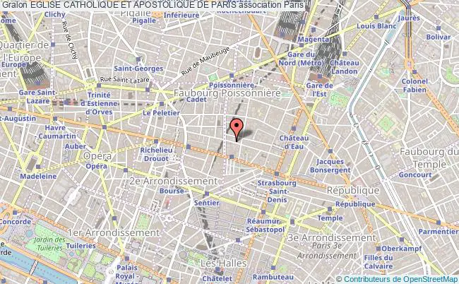 plan association Eglise Catholique Et Apostolique De Paris Paris