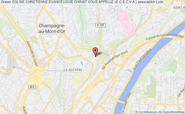 plan association Église ChrÉtienne ÉvangÉlique Christ Vous Appelle (e.c.e.c.v.a.) Lyon