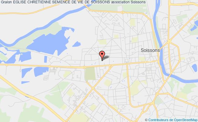 plan association Eglise Chretienne Semence De Vie De Soissons Soissons