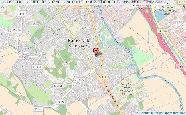 plan association Eglise De Dieu Delivrance Onction Et Pouvoir (eddop) Ramonville-Saint-Agne