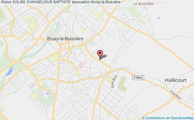 plan association Eglise Evangelique Baptiste Bruay-la-Buissière