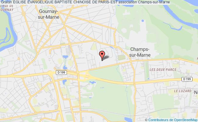 plan association Eglise Evangelique Baptiste Chinoise De Paris-est Champs-sur-Marne