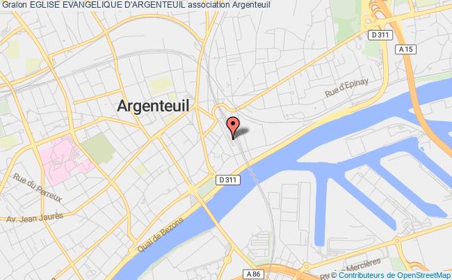 plan association Eglise Evangelique D'argenteuil Argenteuil