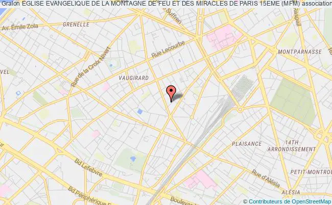 EGLISE EVANGELIQUE DE LA MONTAGNE DE FEU ET DES MIRACLES DE PARIS 15EME (MFM)