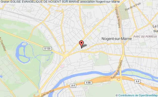 plan association Eglise Evangelique De Nogent Sur Marne Nogent-sur-Marne