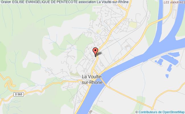 plan association Eglise Evangelique De Pentecote La    Voulte-sur-Rhône
