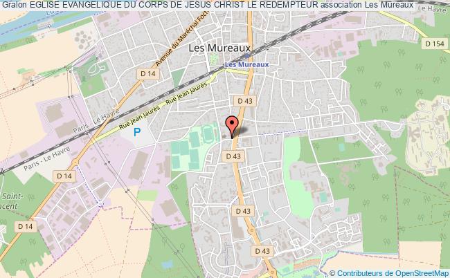 plan association Eglise Evangelique Du Corps De Jesus Christ Le Redempteur Les   Mureaux