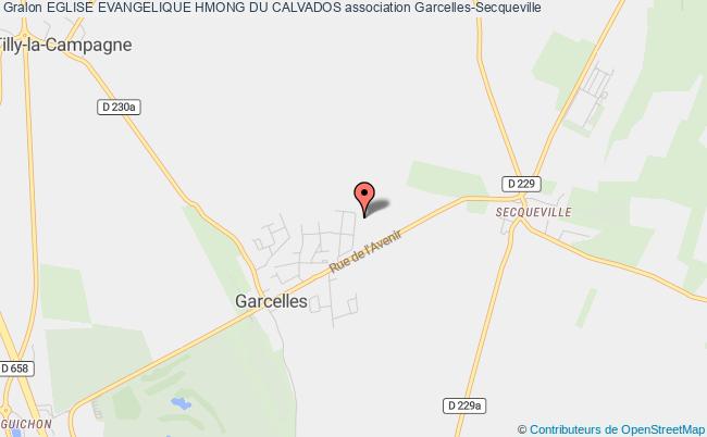plan association Eglise Evangelique Hmong Du Calvados Garcelles-Secqueville