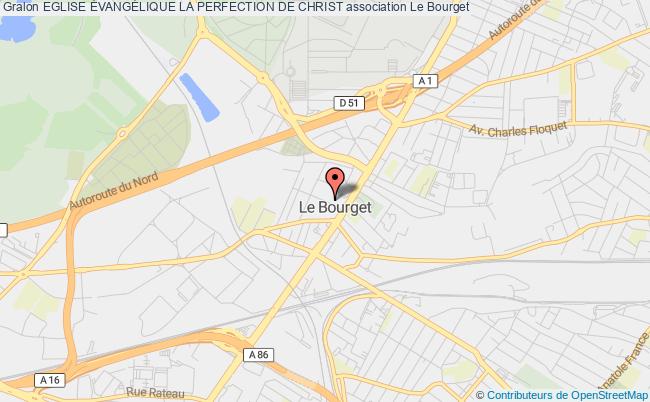 plan association Eglise ÉvangÉlique La Perfection De Christ Bourget
