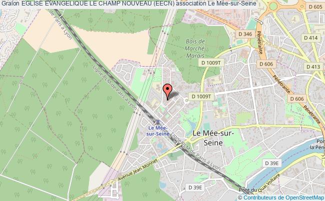 plan association Eglise Evangelique Le Champ Nouveau (eecn) Le Mée-sur-Seine