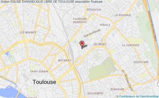 plan association Eglise Evangelique Libre De Toulouse Toulouse