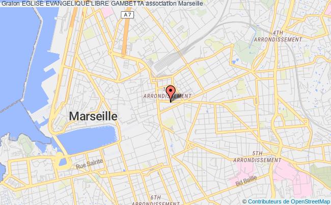 plan association Eglise Evangelique Libre Marseille