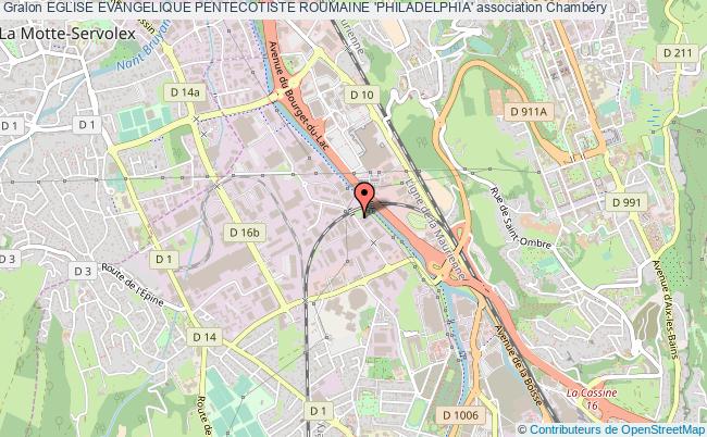 plan association Eglise Evangelique Pentecotiste Roumaine 'philadelphia' Chambéry