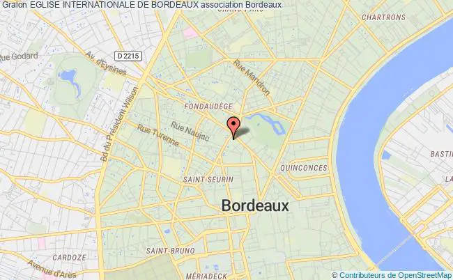 plan association Eglise Internationale De Bordeaux Bordeaux