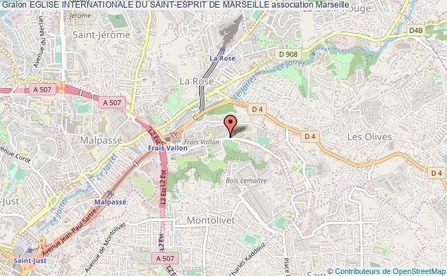 plan association Eglise Internationale Du Saint-esprit De Marseille Marseille