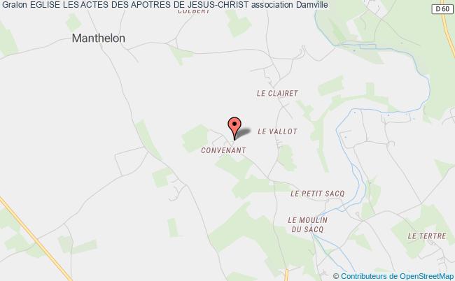 plan association Eglise Les Actes Des Apotres De Jesus-christ Le    Sacq