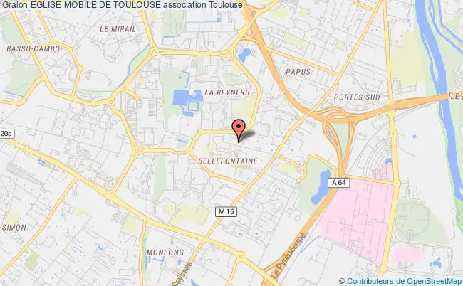 plan association Eglise Mobile De Toulouse Toulouse