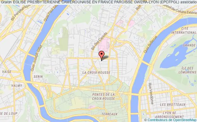 plan association Eglise Presbyterienne Camerounaise En France Paroisse Gweha-lyon (epcfpgl) Lyon
