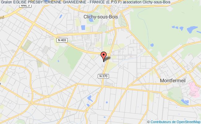 plan association Eglise Presbyterienne Ghaneenne - France (e.p.g.f) Clichy-sous-Bois