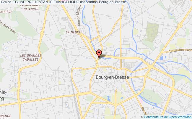 plan association Eglise Protestante Evangelique Bourg-en-Bresse