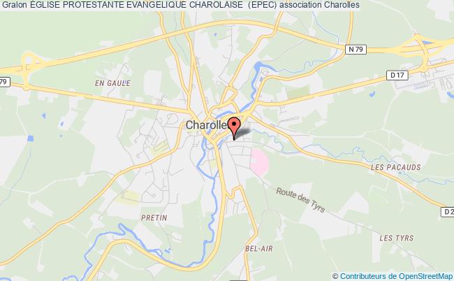 plan association Église Protestante Evangelique Charolaise  (epec) Charolles