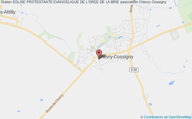 plan association Eglise Protestante Evangelique De L'oree De La Brie Chevry-Cossigny