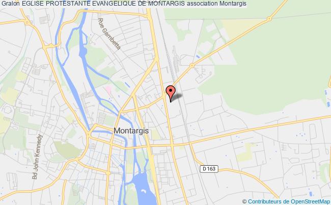plan association Eglise Protestante Evangelique De Montargis Montargis