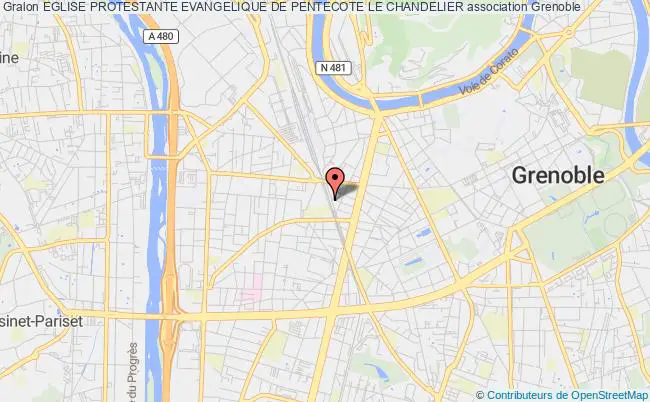 plan association Eglise Protestante Evangelique De Pentecote Le Chandelier Grenoble